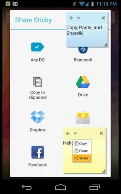 Floating Stickies android App screenshot 3